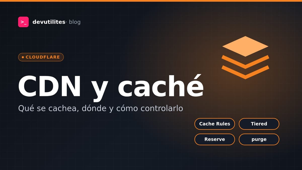 Portada: Cloudflare CDN y caché a fondo