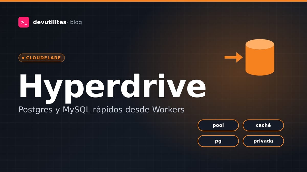 Portada: Cloudflare Hyperdrive a fondo