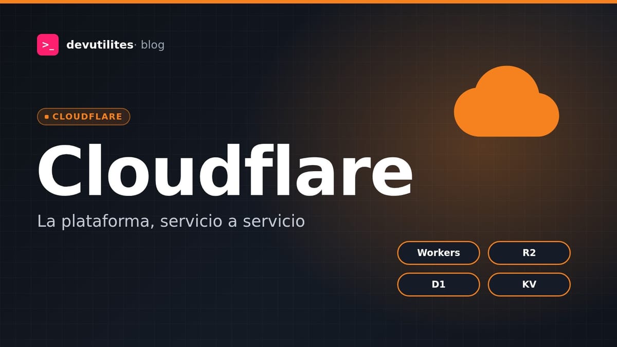 Portada: Cloudflare a fondo: la plataforma para desarrolladores explicada servicio a servicio