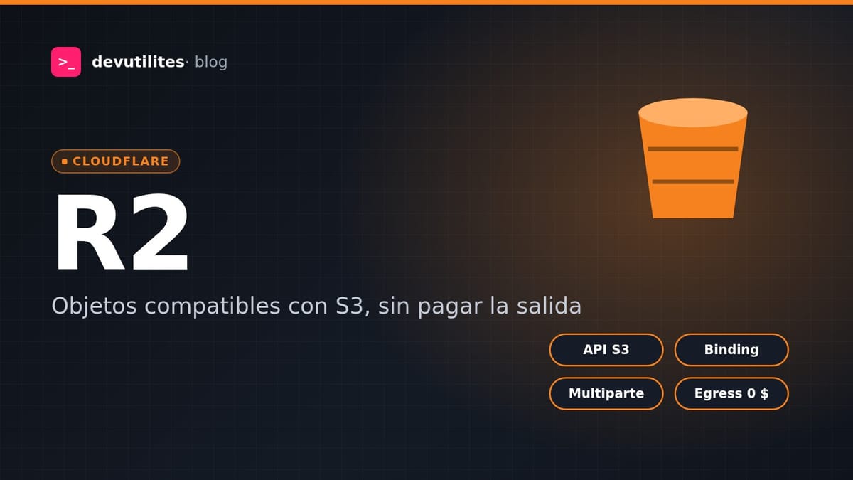 Portada: Cloudflare R2 a fondo: almacenamiento de objetos compatible con S3 y sin pagar por la salida