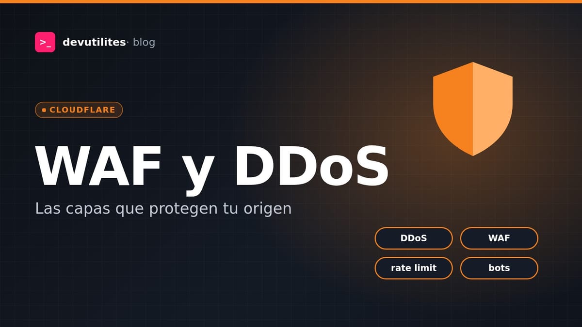 Portada: Cloudflare WAF y protección DDoS a fondo