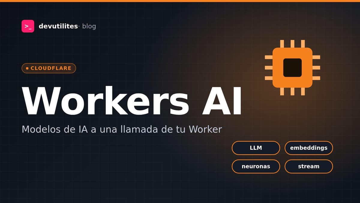 Portada: Cloudflare Workers AI a fondo