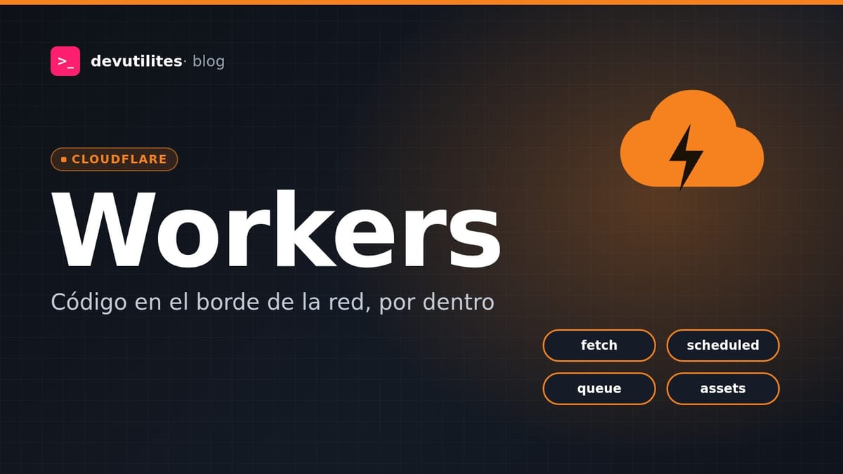 Portada: Cloudflare Workers a fondo: código en el borde de la red, explicado por dentro y con código probado